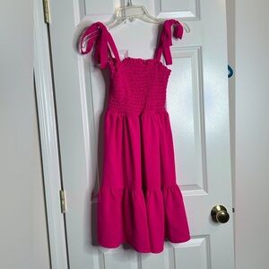 Hot pink SHEIN dress